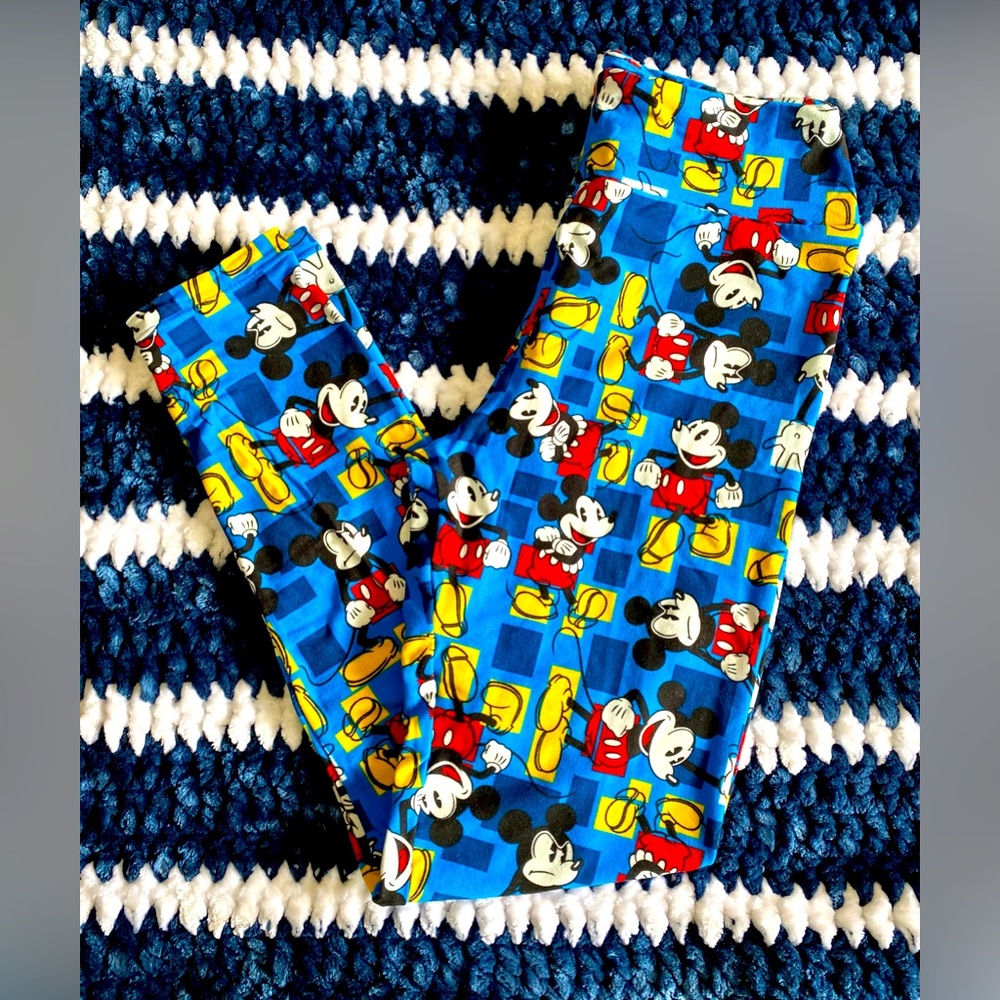 LuLaRoe OS Mickey Mouse Disney Leggings